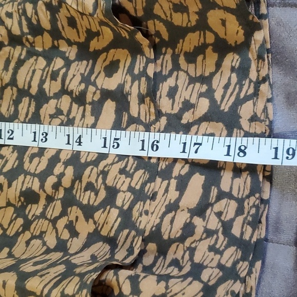 NWT RAILS Skirt Addison Animal Print Smocked Cheetah Leopard Brown Size M - Picture 10 of 10